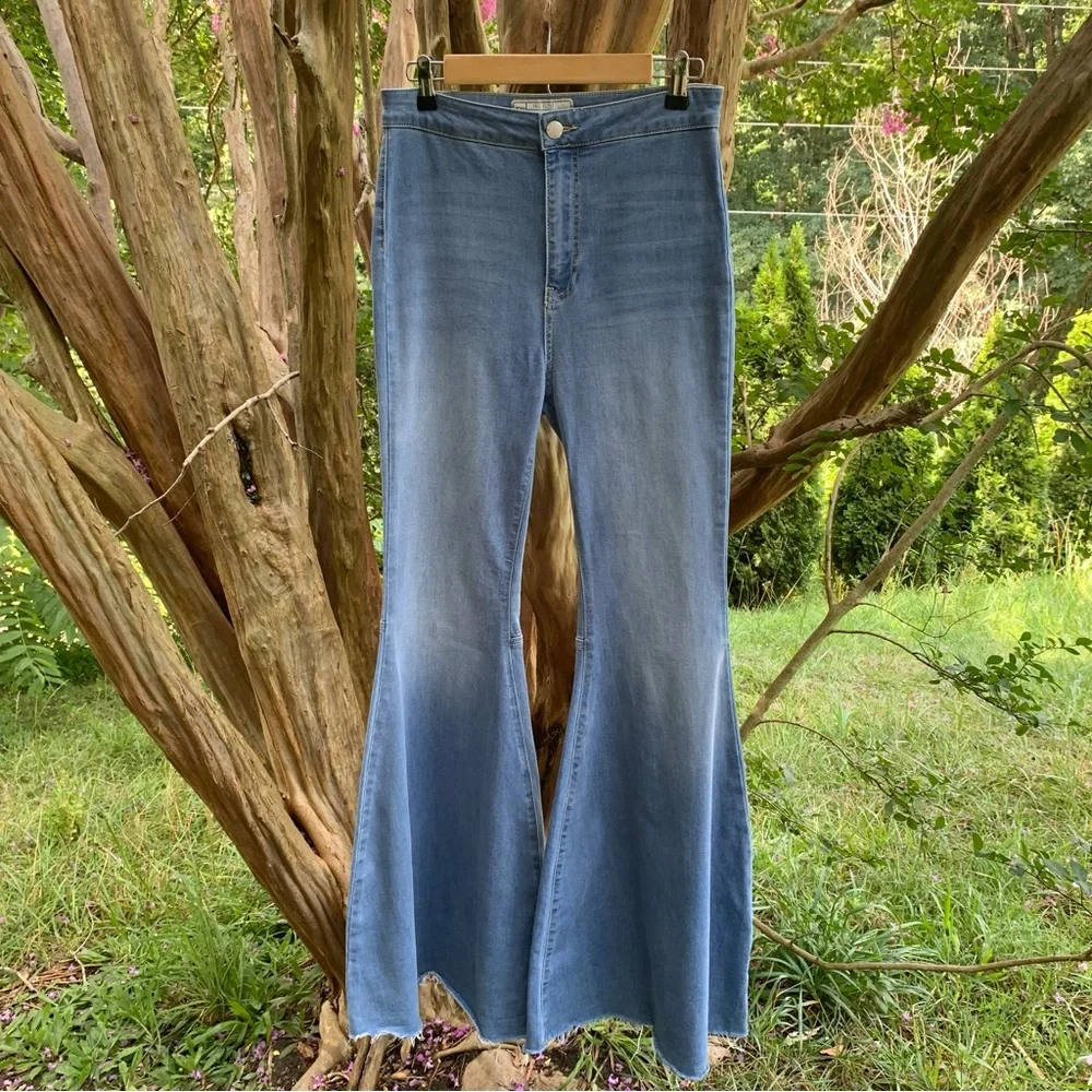 Free People Just Float On Flare Jeans